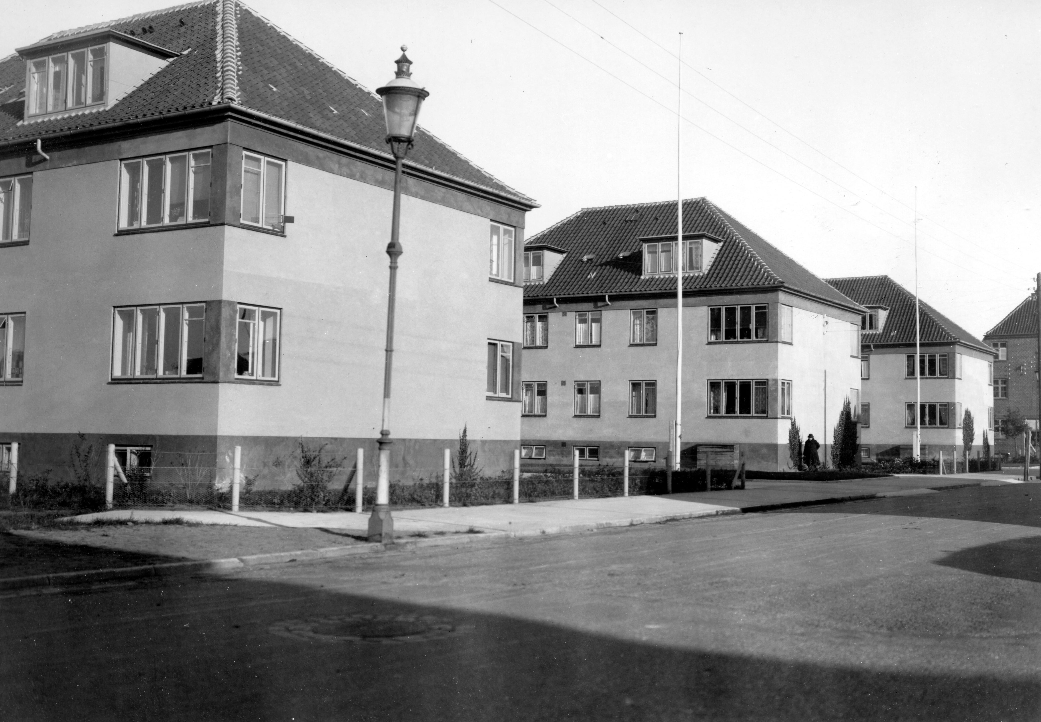 Aldersrenteboligerne på Kalkværksvej opført1942