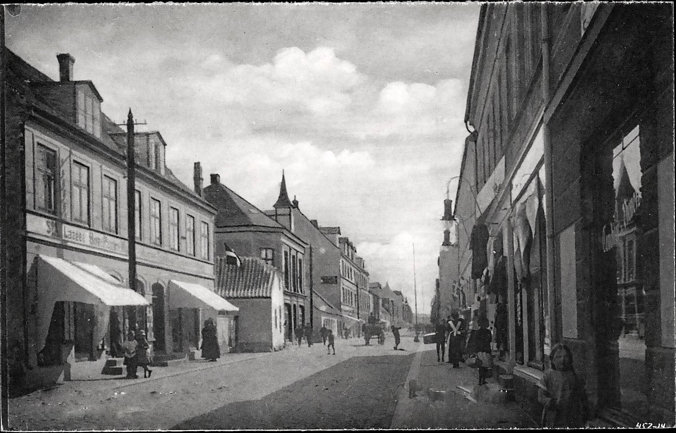 Danmarksgade ved Søgade omkring 1925