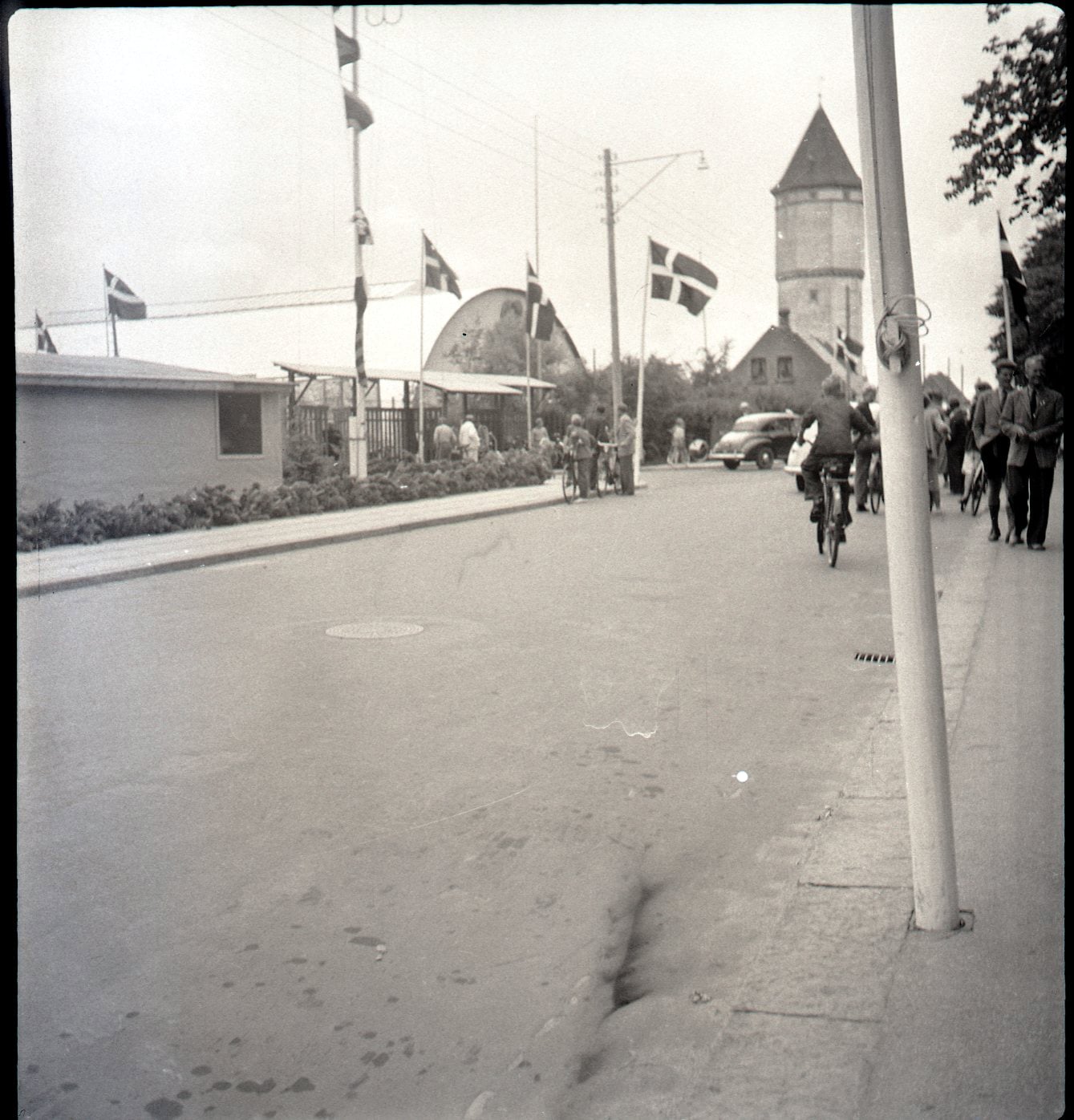 Stævne i Badmintonhallen Rimmensgade i 50erne